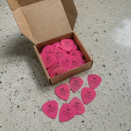 Custom guitar picks for small business